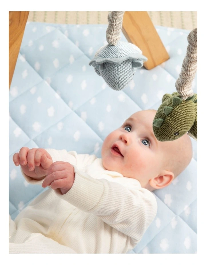 Reversible Quilted Cot Comforter Elephant Playtime image 3