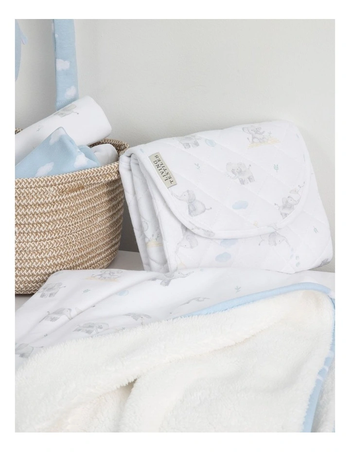 Sherpa Blanket Elephant Playtime image 4