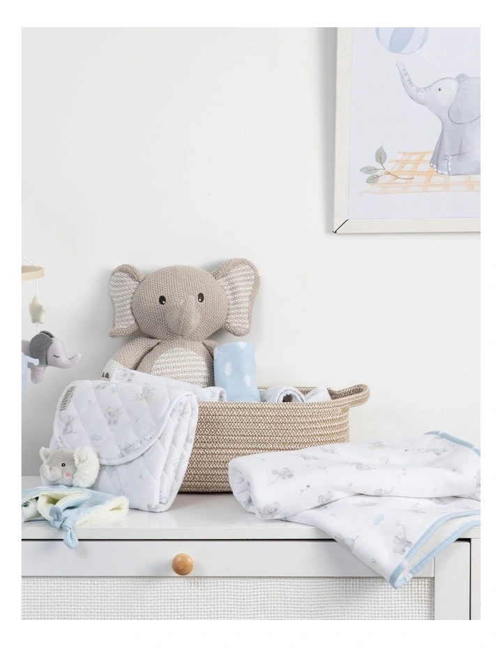 Sherpa Blanket Elephant Playtime image 5