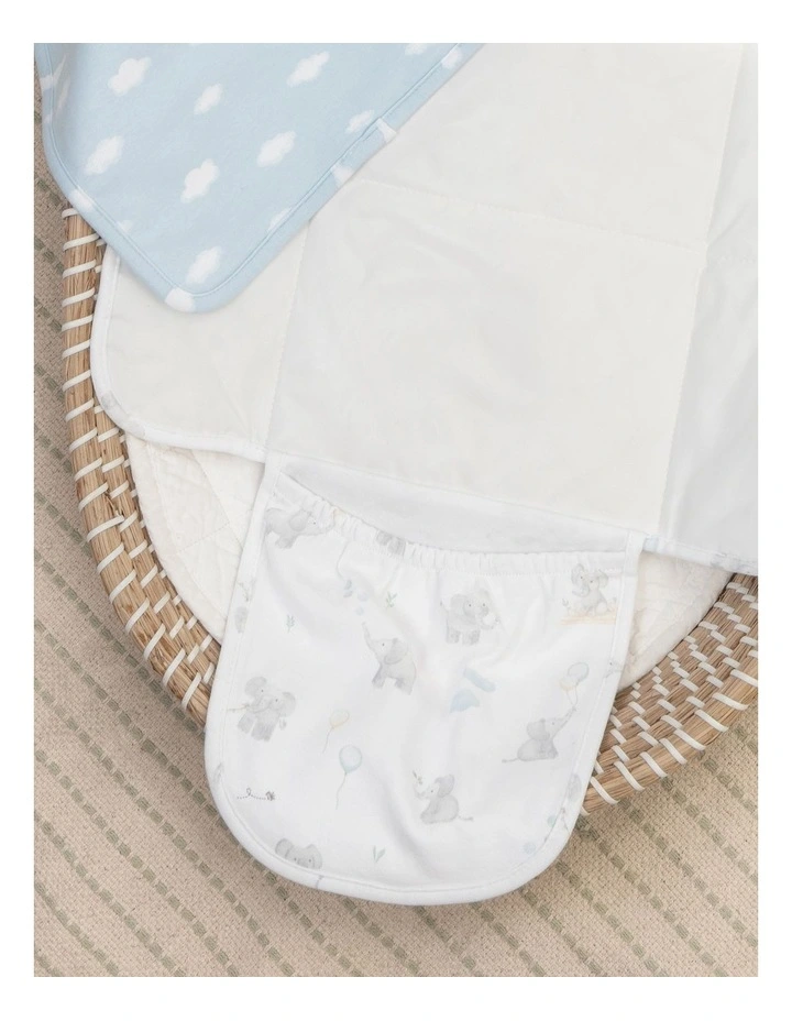 Waterproof Travel Change Mat Elephant Playtime image 2