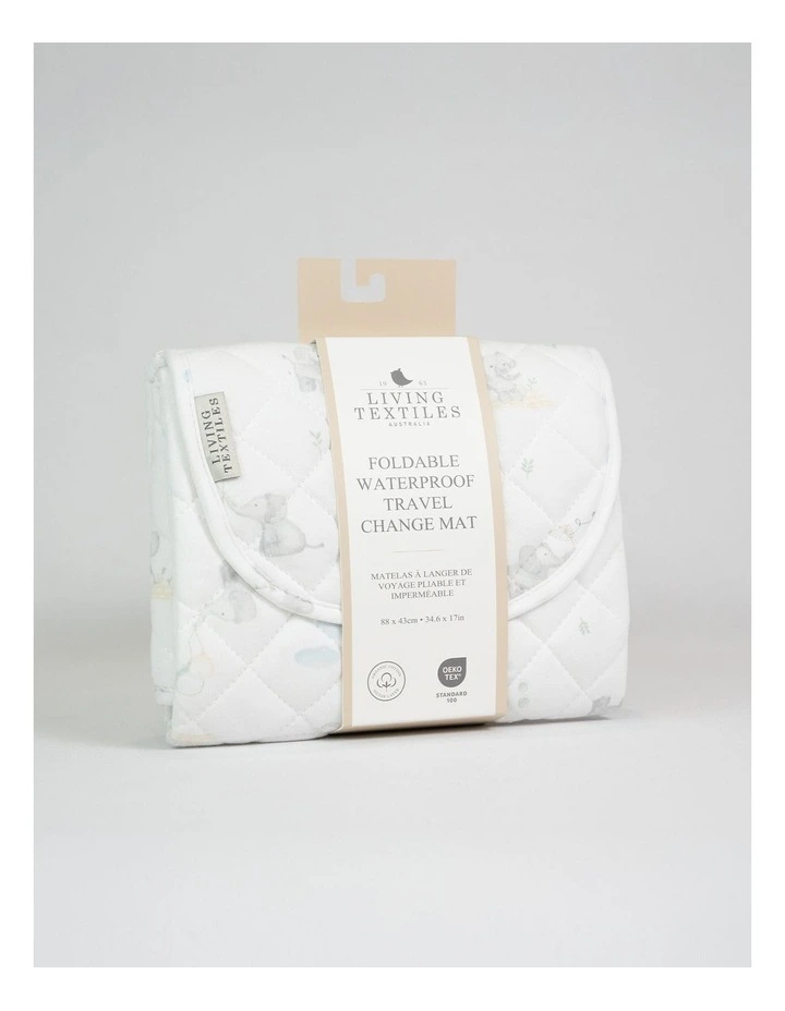 Waterproof Travel Change Mat Elephant Playtime image 4
