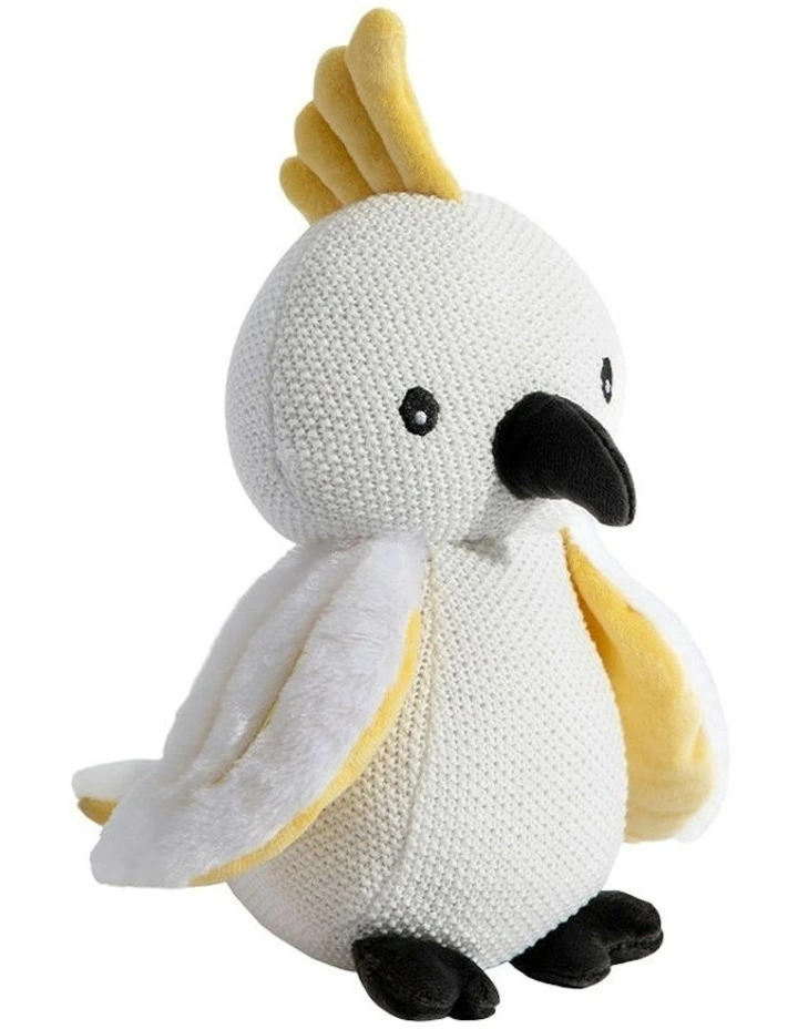 Knitted Toy Colin the Cockatoo image 1