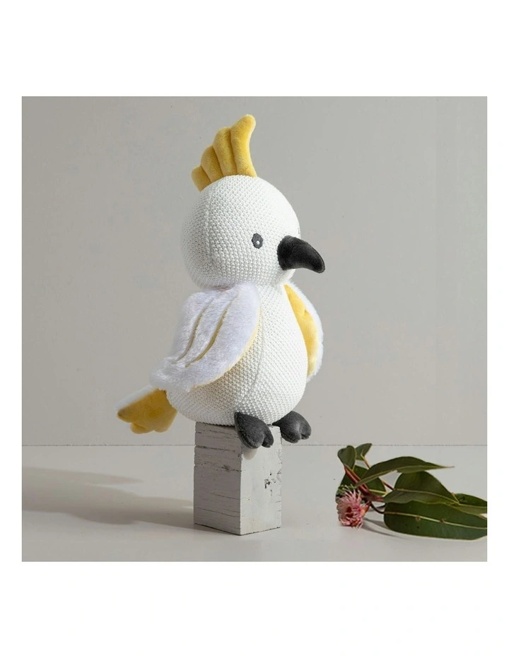 Knitted Toy Colin the Cockatoo image 5