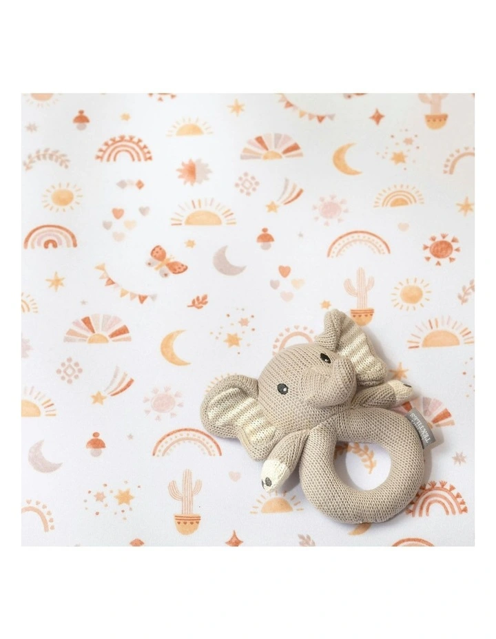 Mason The Elephant Knitted Ring Rattle image 4
