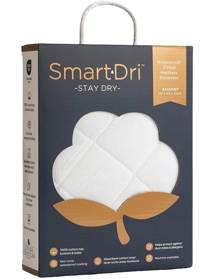 Smart-Dri Waterproof Mattress Protector in Bassinet image 1