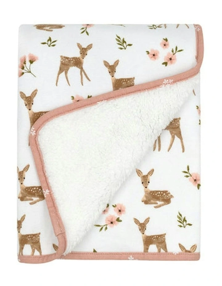 Sherpa Blanket in Sophia Garden image 1