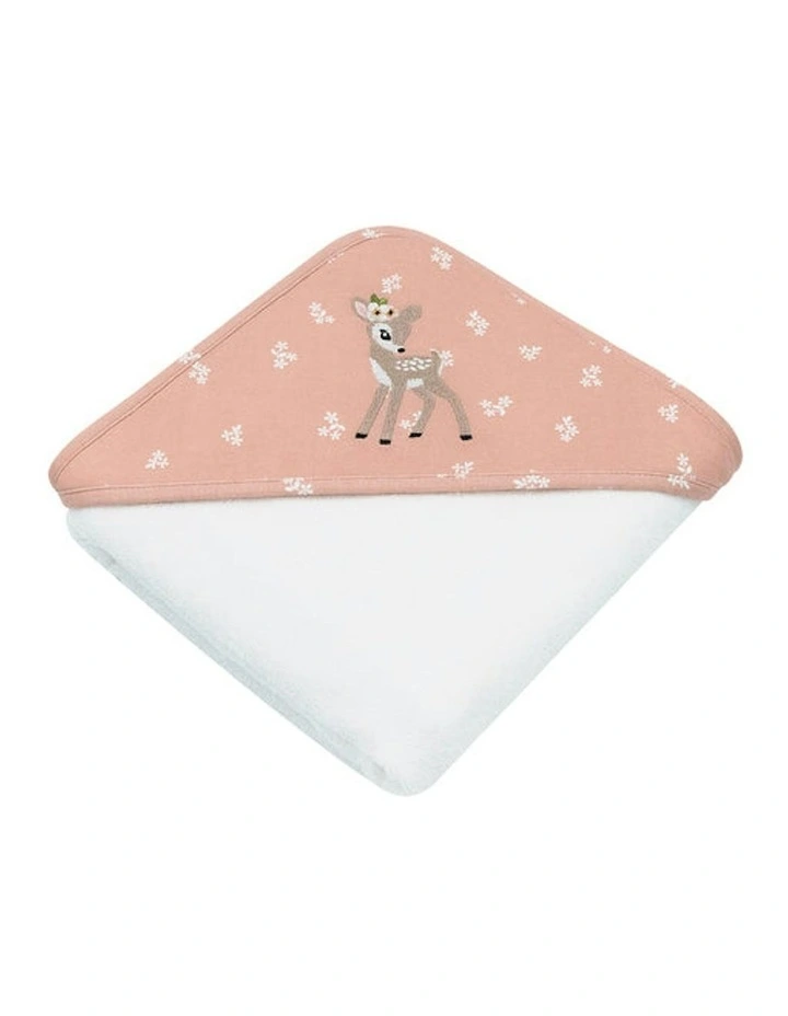 Jersey Hooded Towel in Sophia Garden image 1