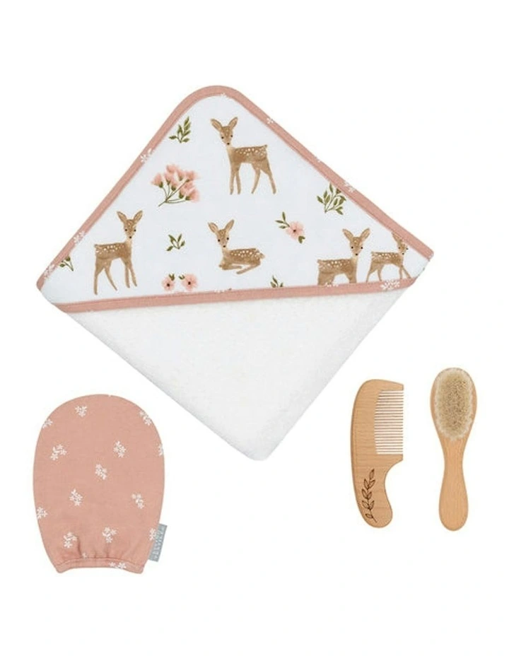 Baby Bath Gift Set 4 Pieces in Sophia Garden image 1