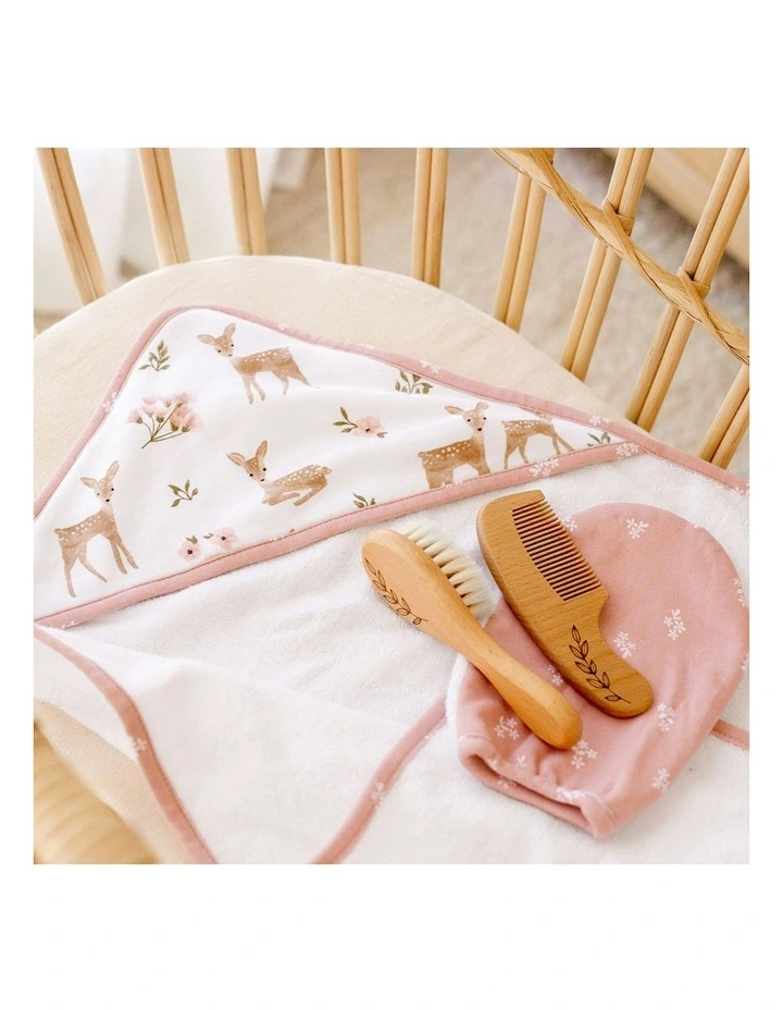 Baby Bath Gift Set 4 Pieces in Sophia Garden image 2