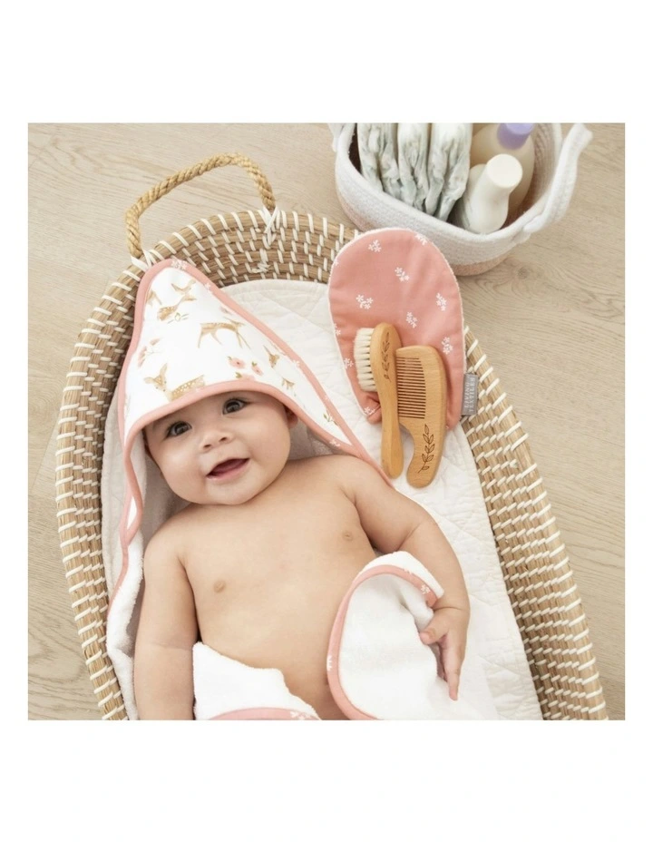 Baby Bath Gift Set 4 Pieces in Sophia Garden image 3