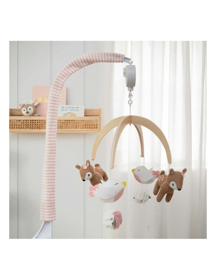 Musical Mobile Toy in Sophia Garden image 3