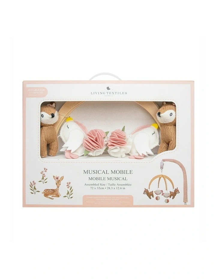 Musical Mobile Toy in Sophia Garden image 4