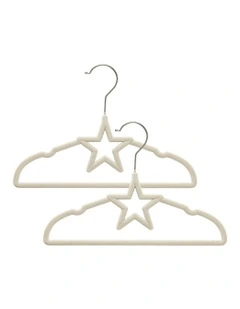 Coat Stars Hangers 10 Pack in Beige