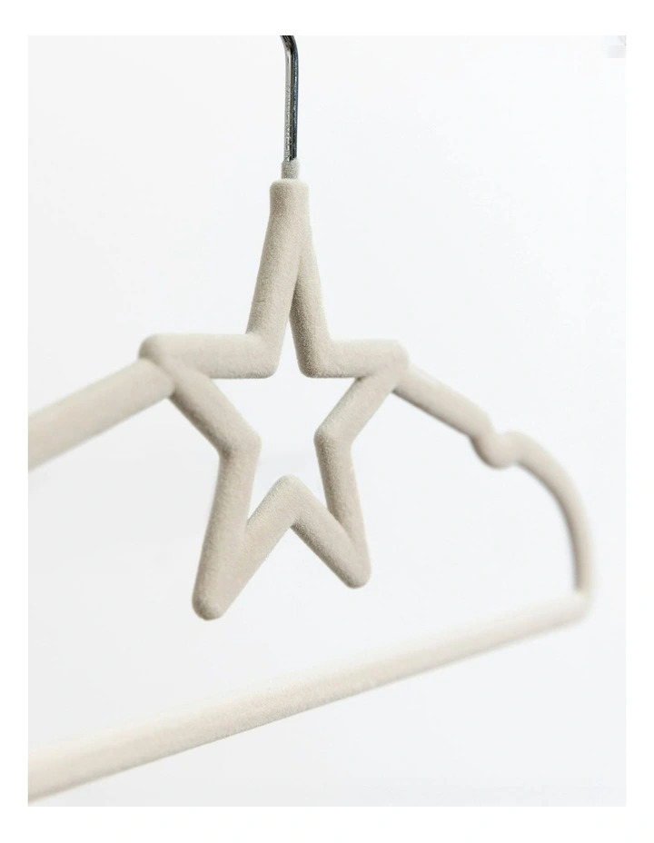 Coat Stars Hangers 10 Pack in Beige image 3