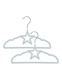 Coat Stars Hangers 10 Pack in Blue