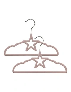 Star Coat Hangers in Pink