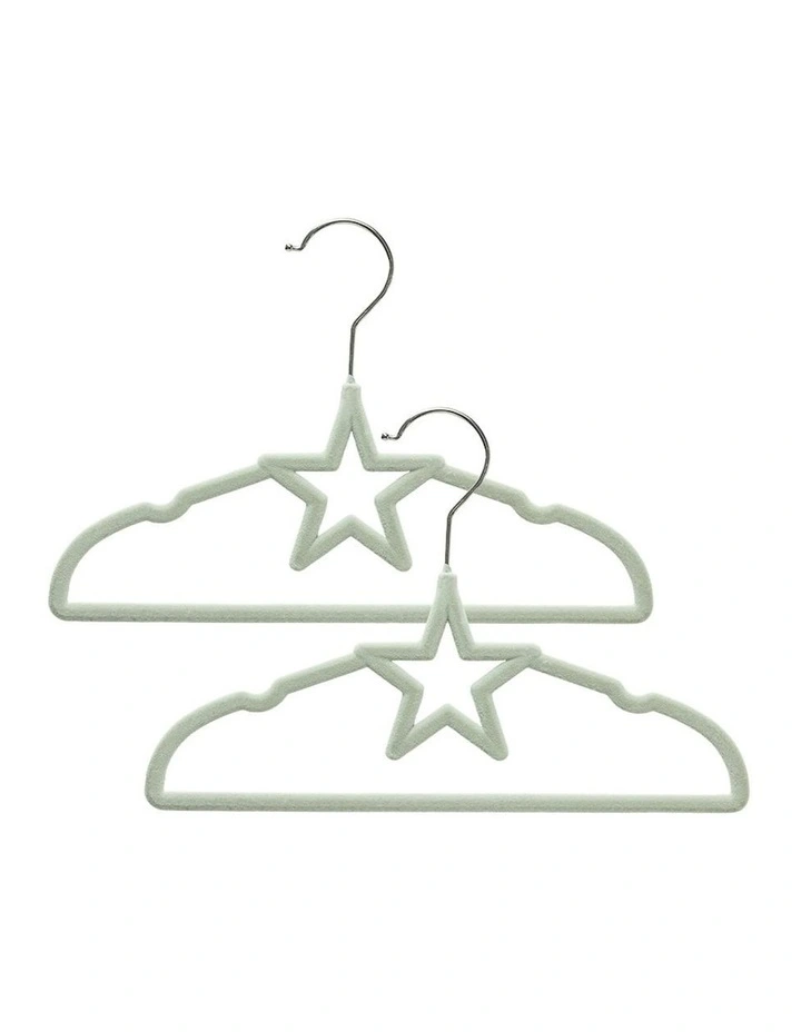 Star Coat Hangers 10 Pack in Sage image 5