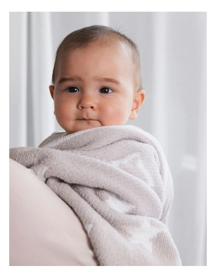 Chenille Blanket Galaxy in Grey image 2