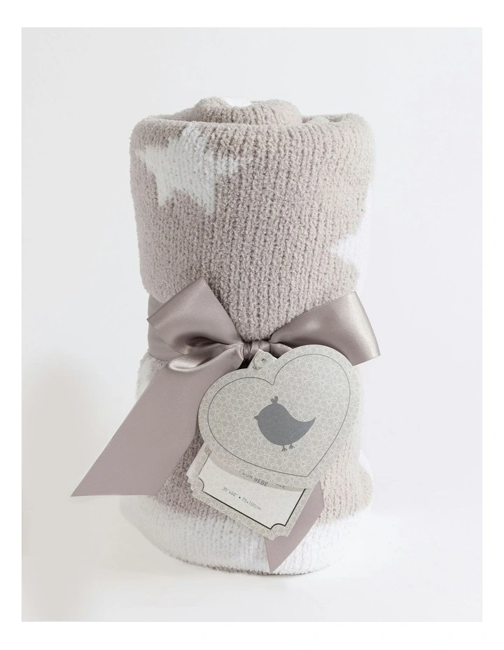 Chenille Blanket Galaxy in Grey image 5