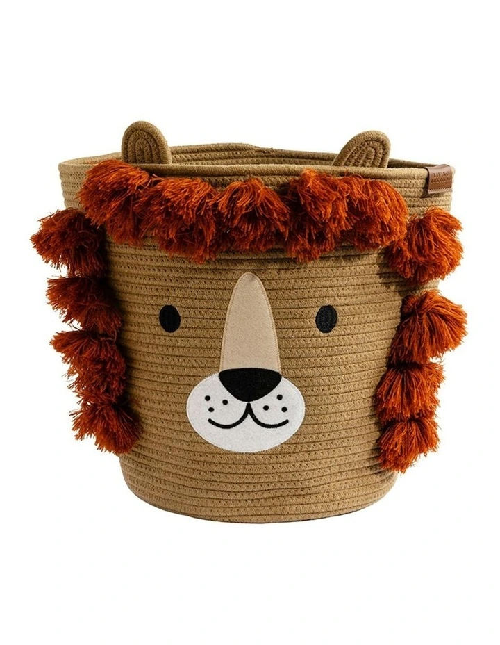 Cotton Rope Animal Hamper in Lion image 2
