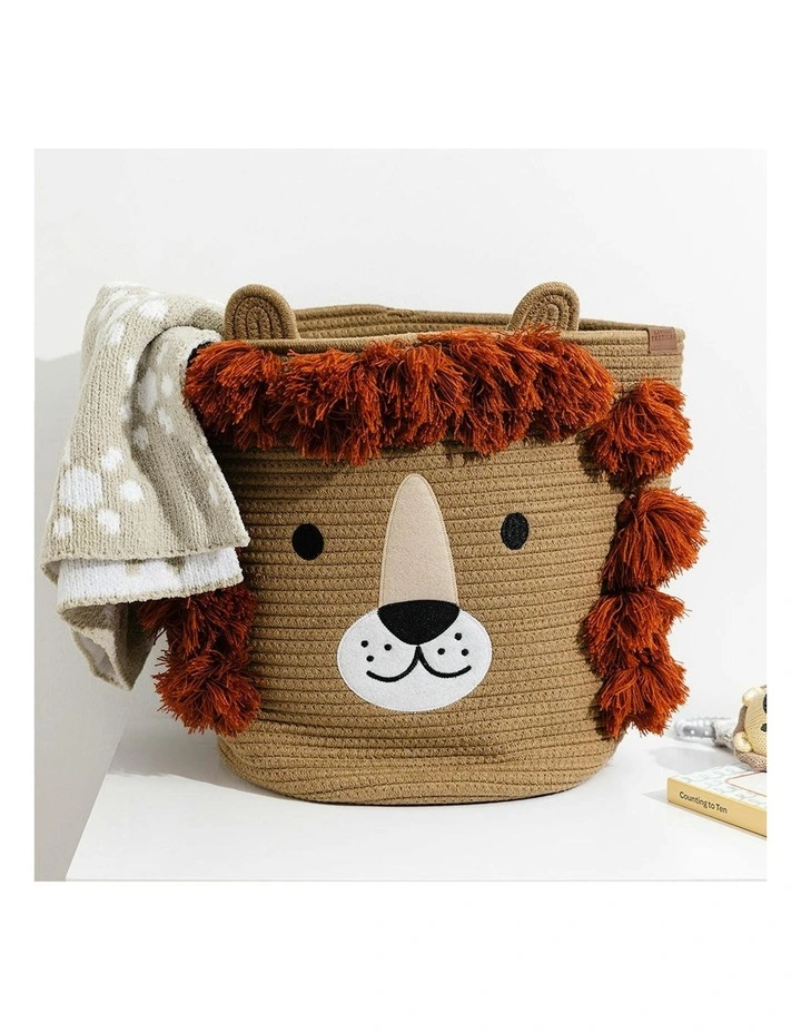 Cotton Rope Animal Hamper in Lion image 5