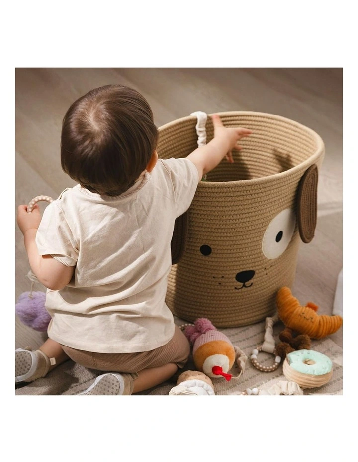 Cotton Rope Animal Hampers in Puppy image 3