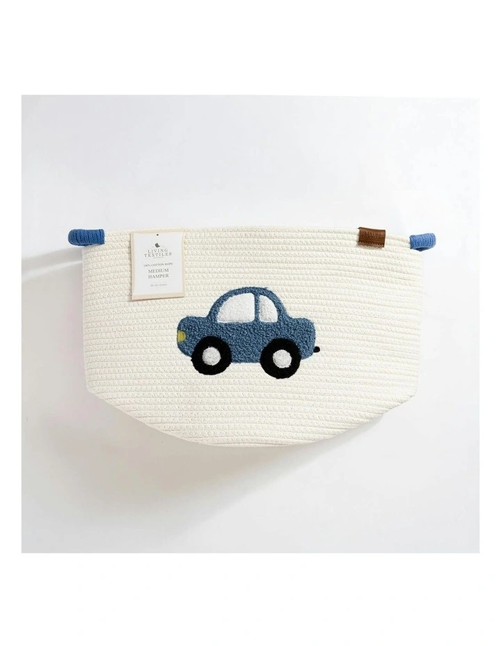 Cotton Rope Embroidered Hampers in Car image 4