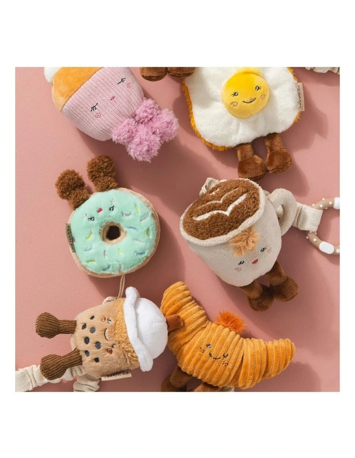 Mini Market Brunch Stroller Toys 2 Pack in Boba Tea, Donut image 4