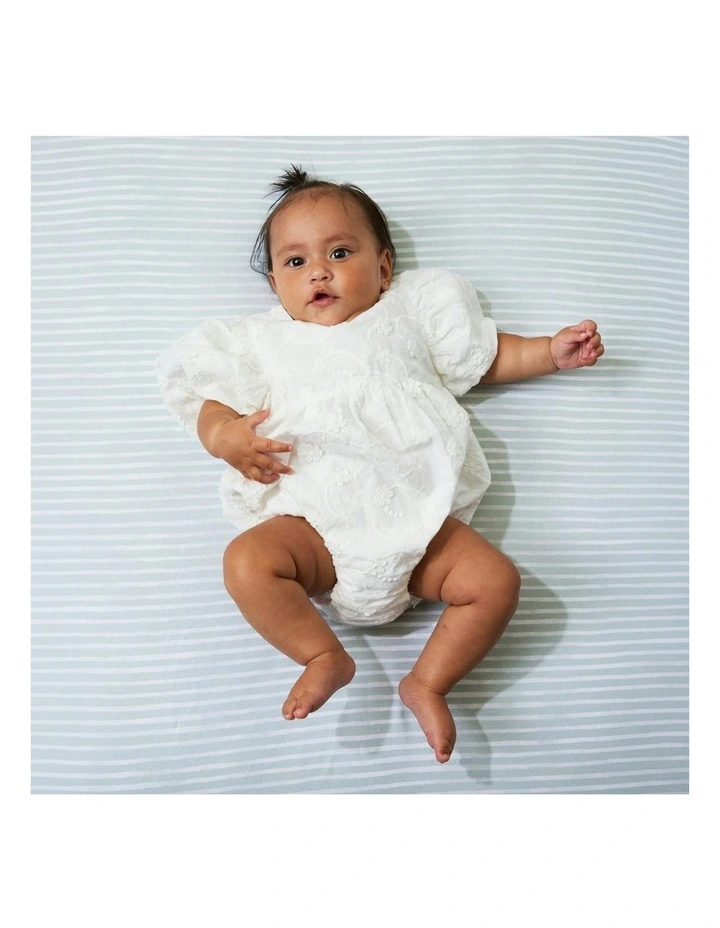 Organic Cot Fitted Sheet 2 Pack in Multi image 5