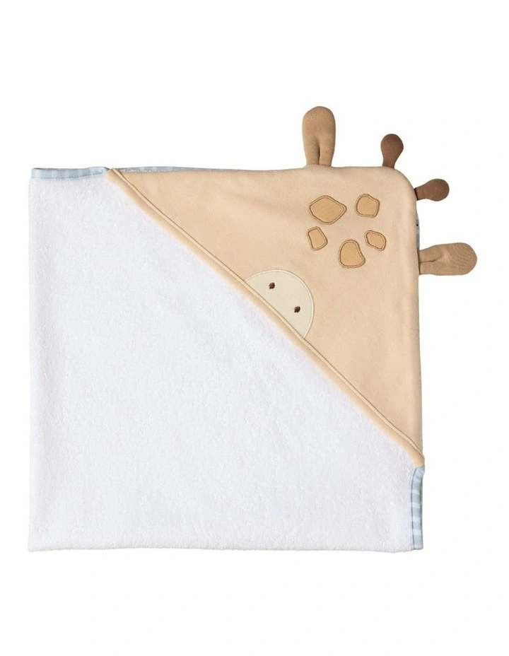 Organic Hooded Towel in Multi image 1