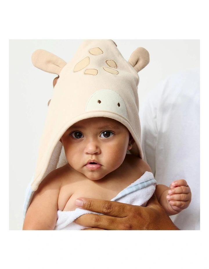 Organic Hooded Towel in Multi image 2