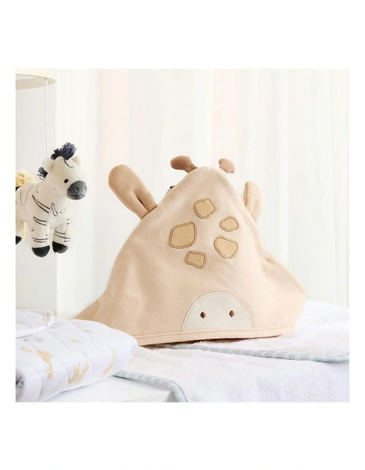 Organic Hooded Towel in Multi image 3