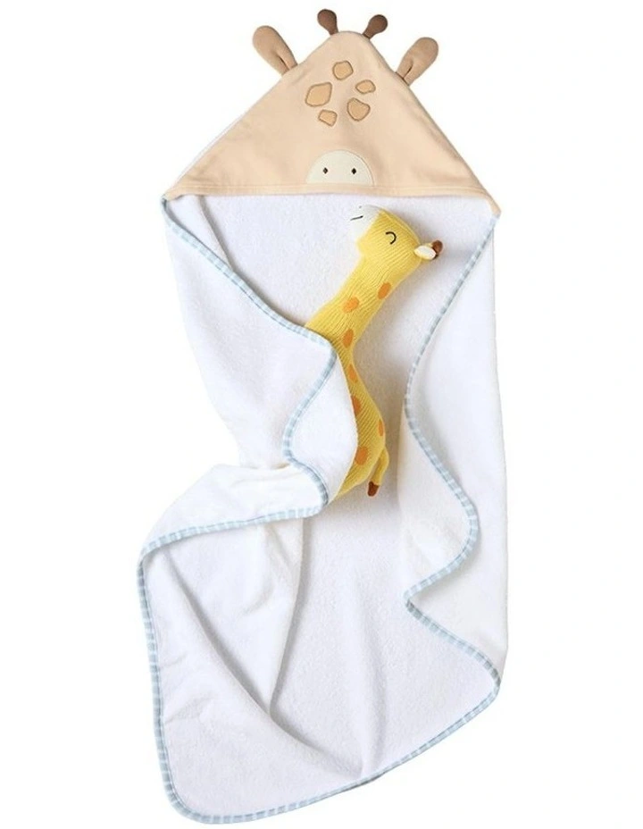 Organic Hooded Towel in Multi image 5