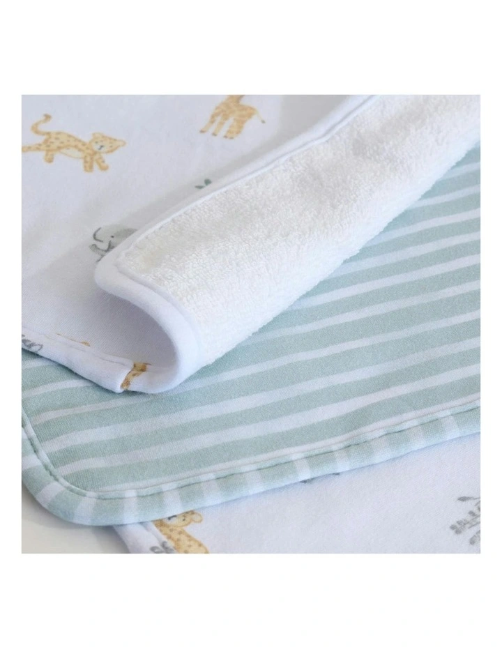 Organic Wash Cloths 3 Pack in Multi image 2