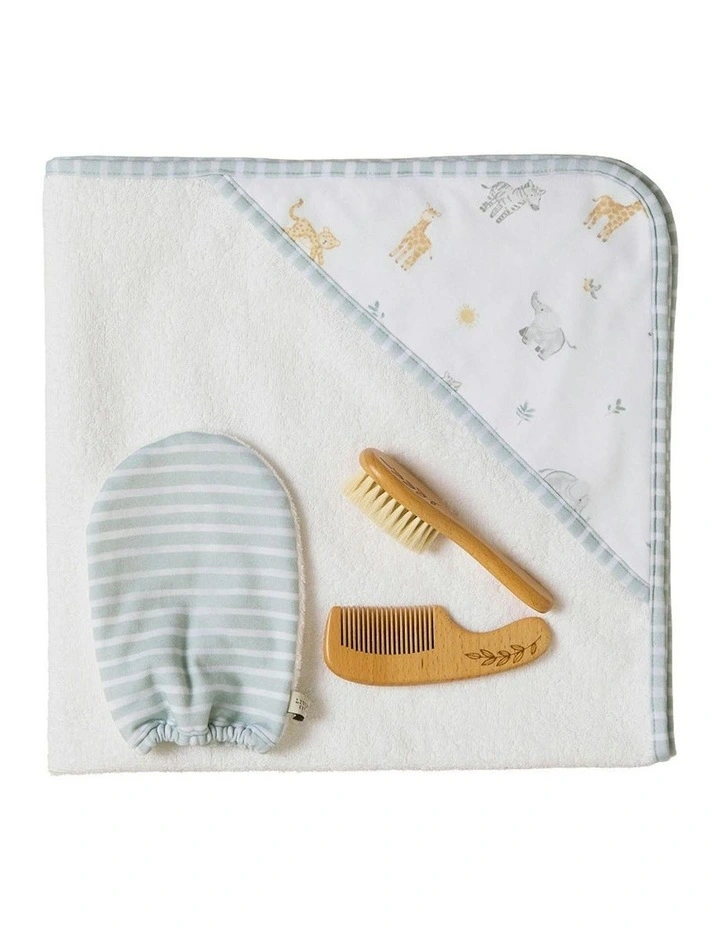 Baby Bath Gift Set 4 Piece in Multi image 1
