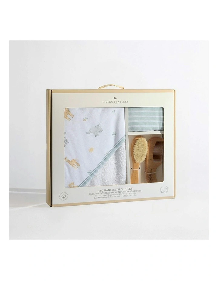 Baby Bath Gift Set 4 Piece in Multi image 7