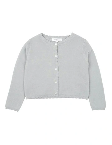 Knitted Cardigan 3-7 Years in Sage