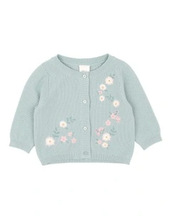 Zoe Knitted Cardigan in Sage