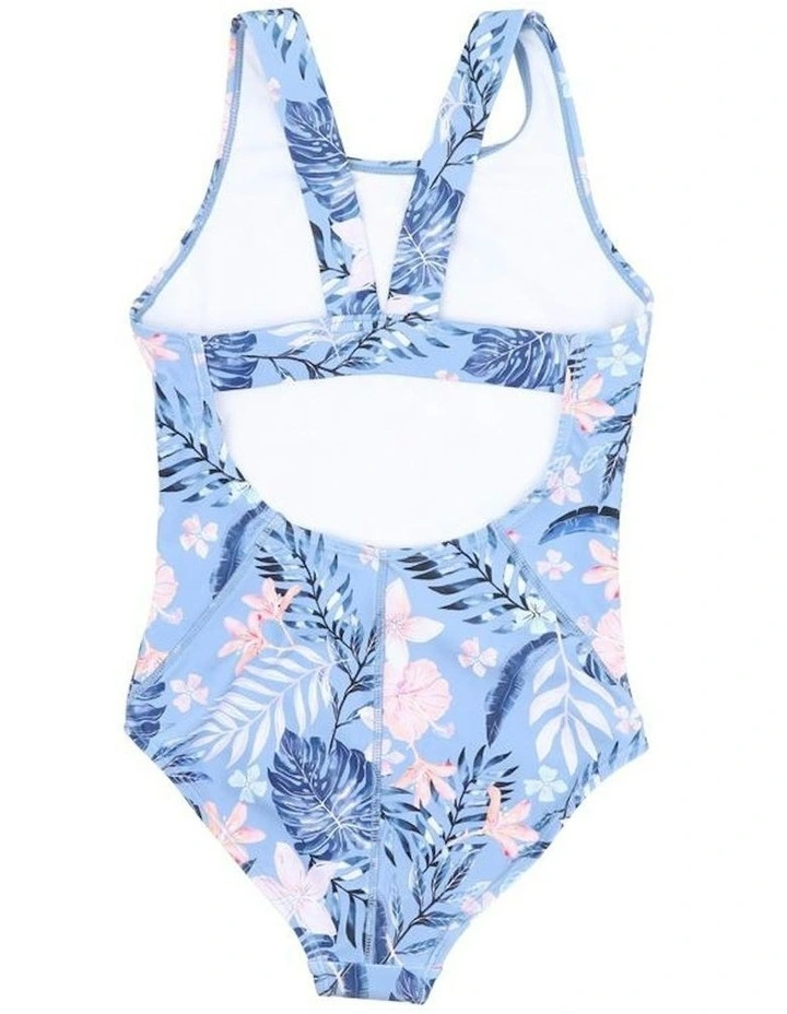 Skyler Print Swimsuit in Blue image 2