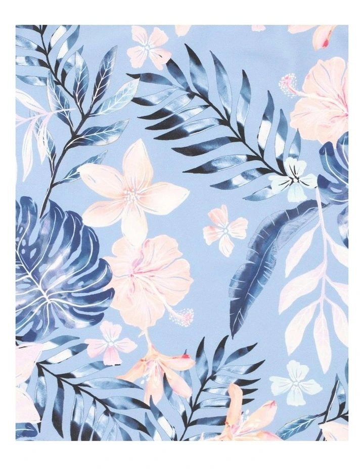 Skyler Print Swimsuit in Blue image 7
