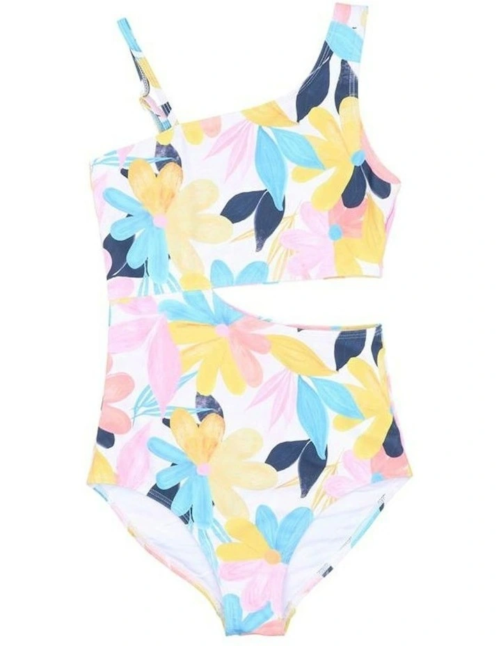 Cleo Print Swimsuit in Pink image 2