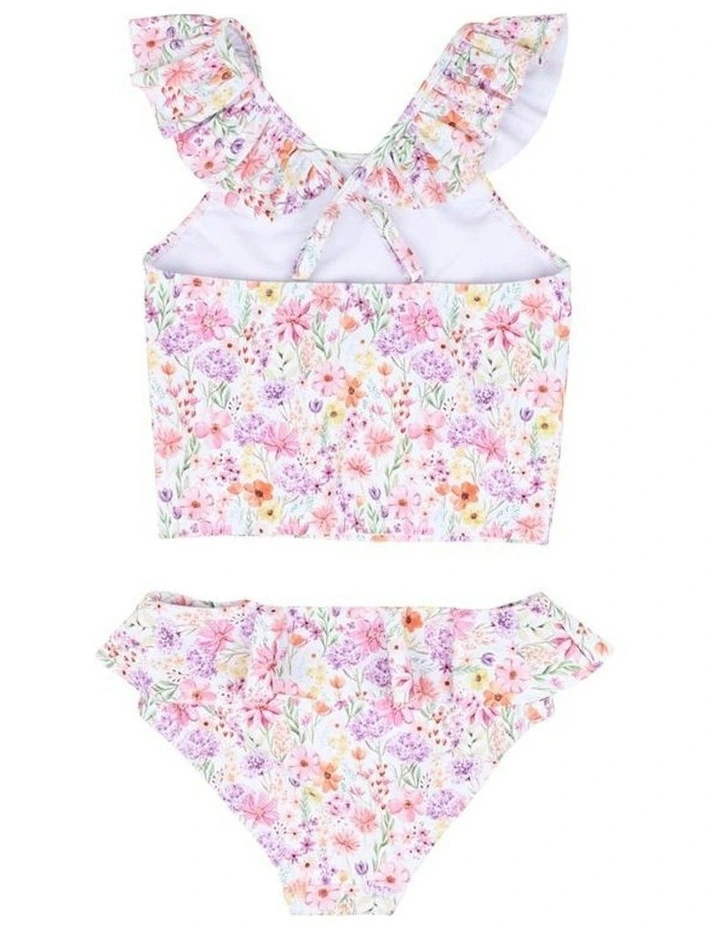 Nadia Print Tankini in Pink image 2