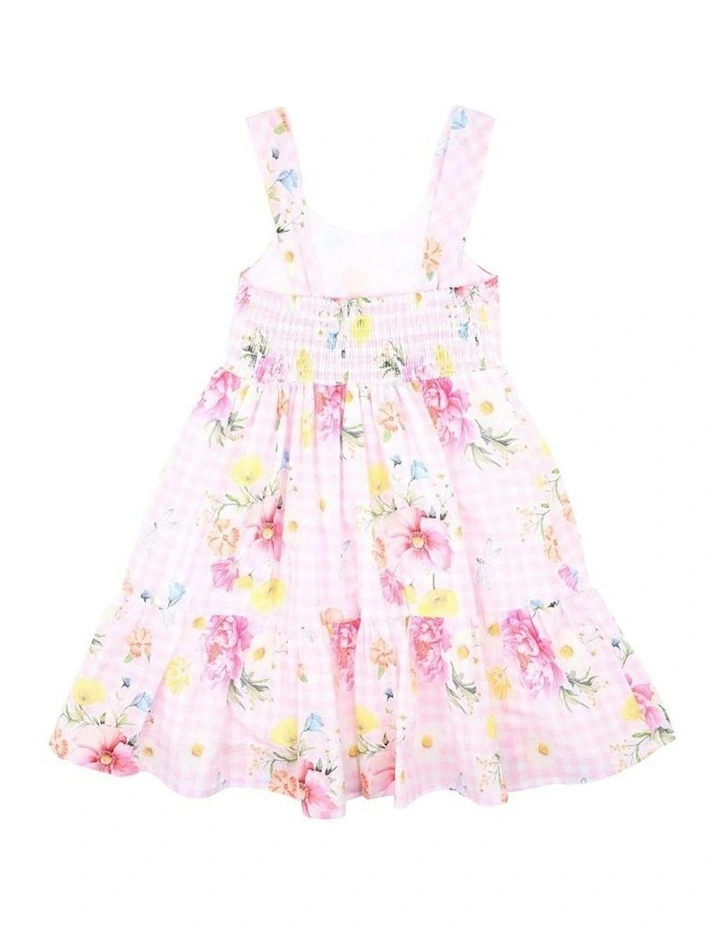 Connie Print Sundress (3-10 Years) in Pink image 2