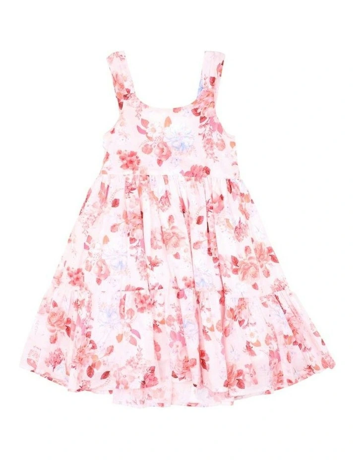 Phoebe Print Sundress (3-10 Years) in Pink image 1