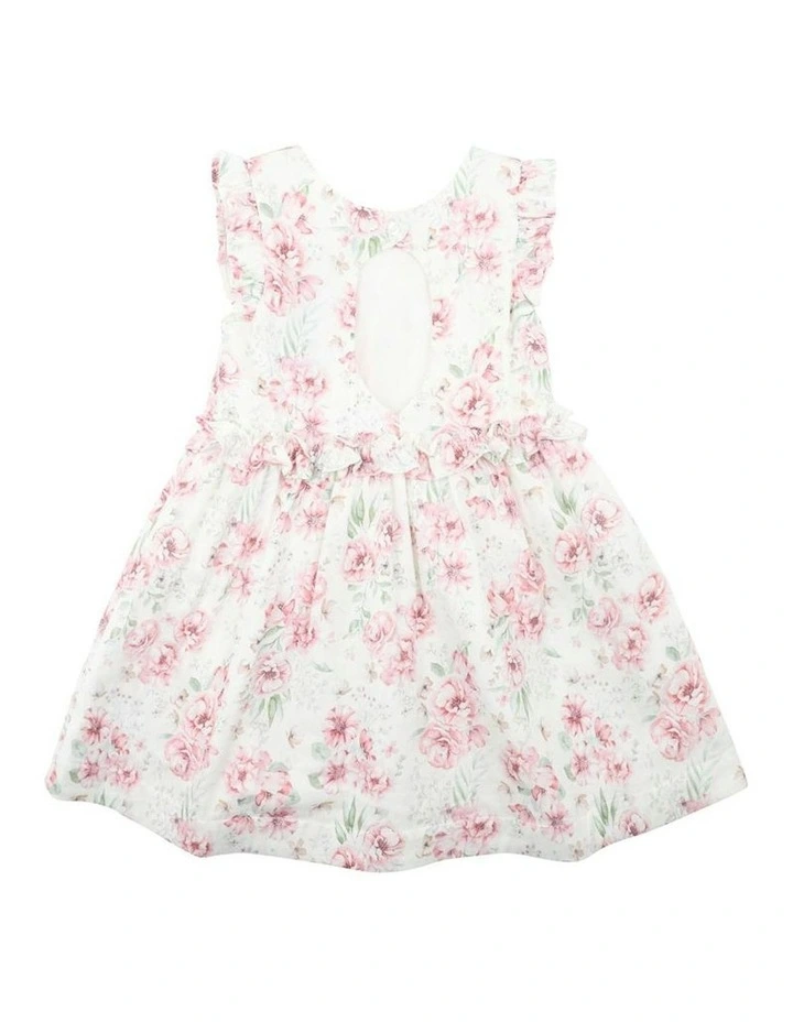 Evie Print Dress 3-7 Yrs in Pink image 2