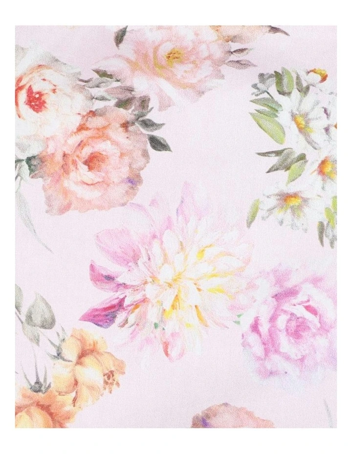 Tillie Print Frill Romper in Pink image 3