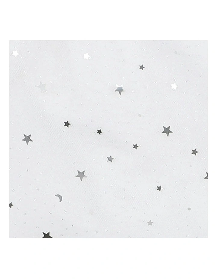 Mini Star Dress in Silver image 4