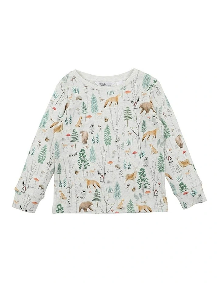 Atlas Print Pyjamas in Multi image 2