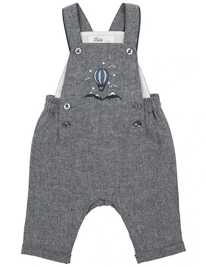 Albert Embroidery Overall in Blue image 1