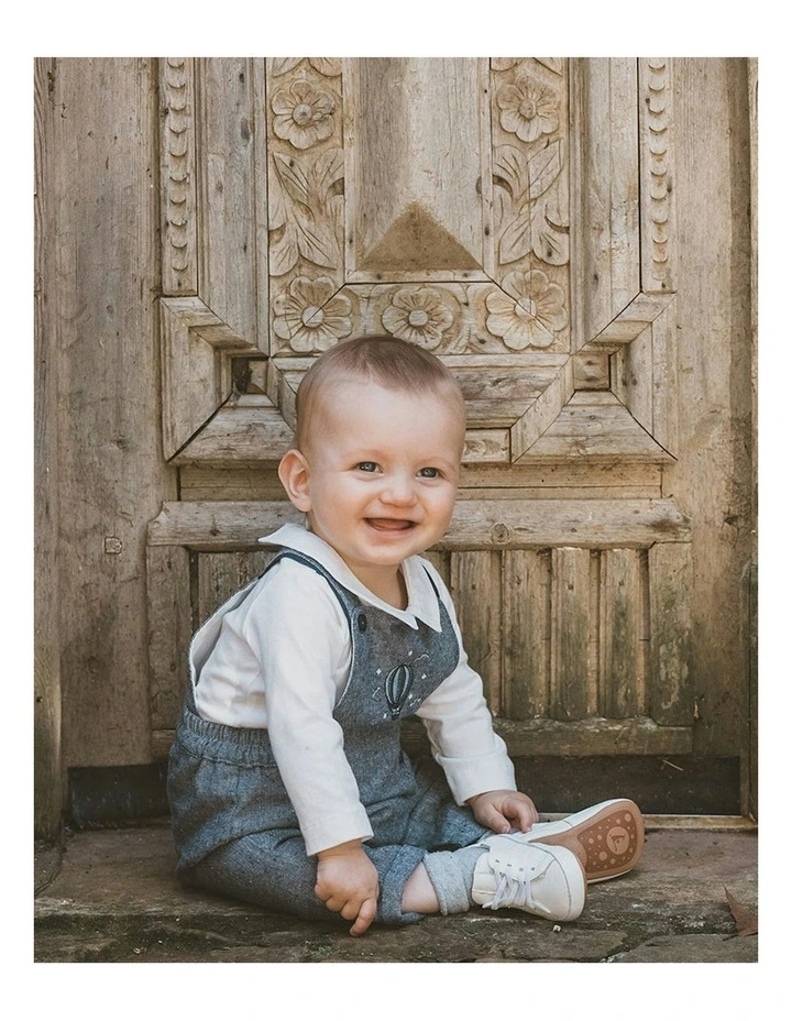 Albert Embroidery Overall in Blue image 3